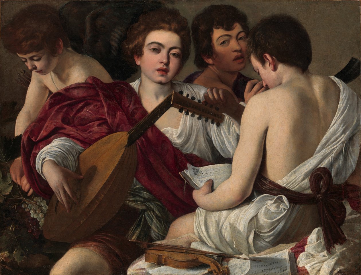 De muzikanten door Caravaggio