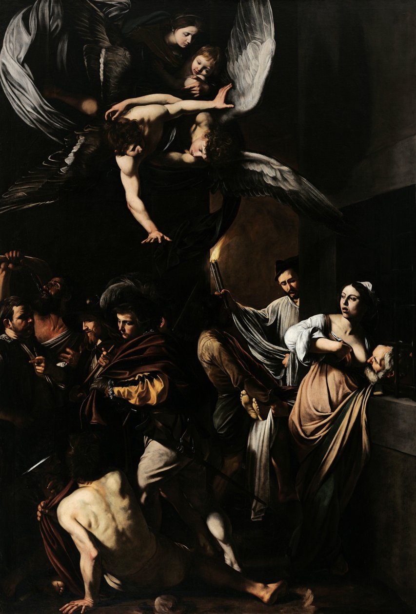 De zeven werken van barmhartigheid door Caravaggio
