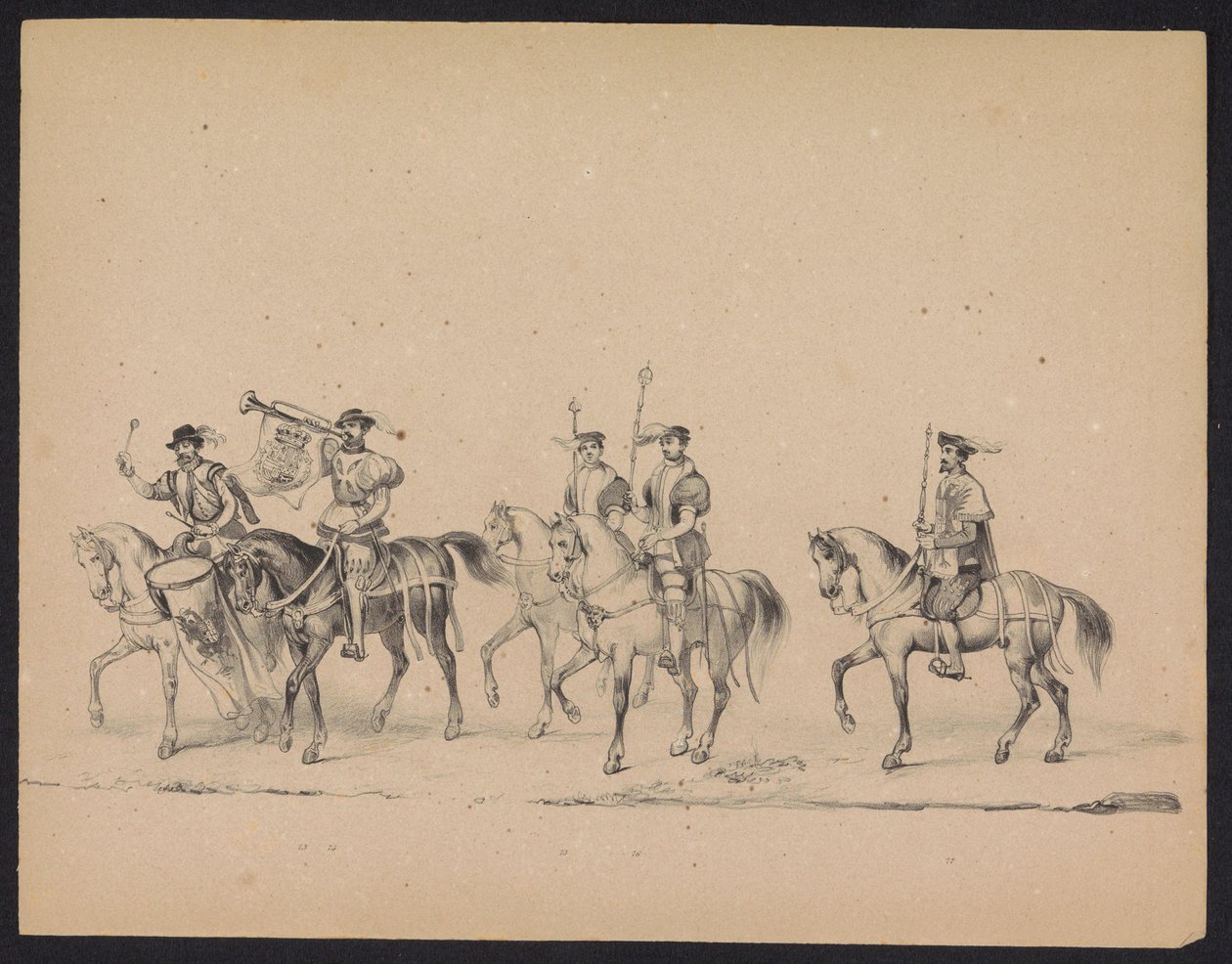 Maskerade van de Utrechtse studenten, 1846 (plaat 13) door Carel Christiaan Antony Last