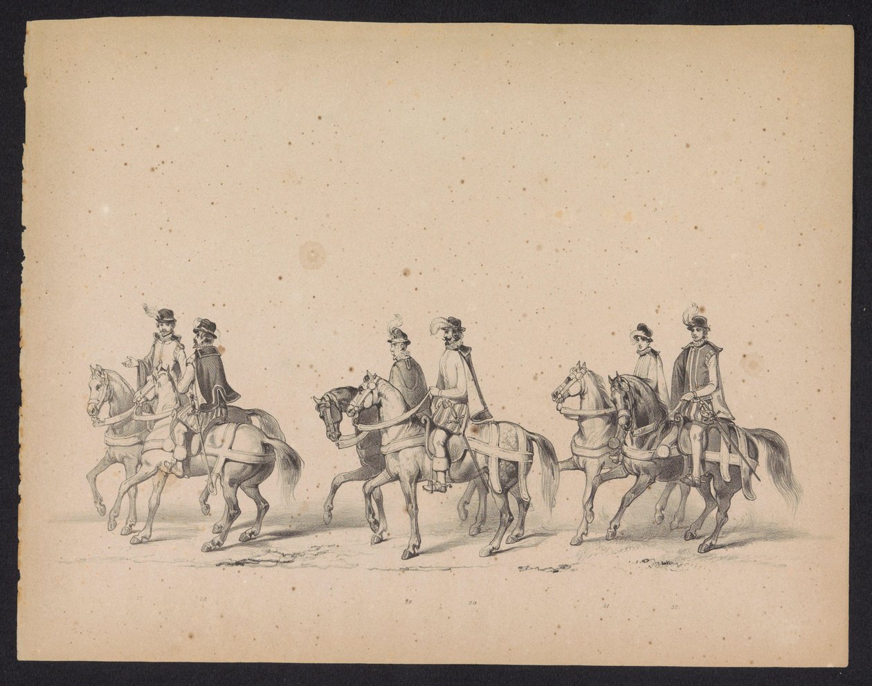 Maskerade van de Utrechtse studenten, 1846 (plaat 5) door Carel Christiaan Antony Last