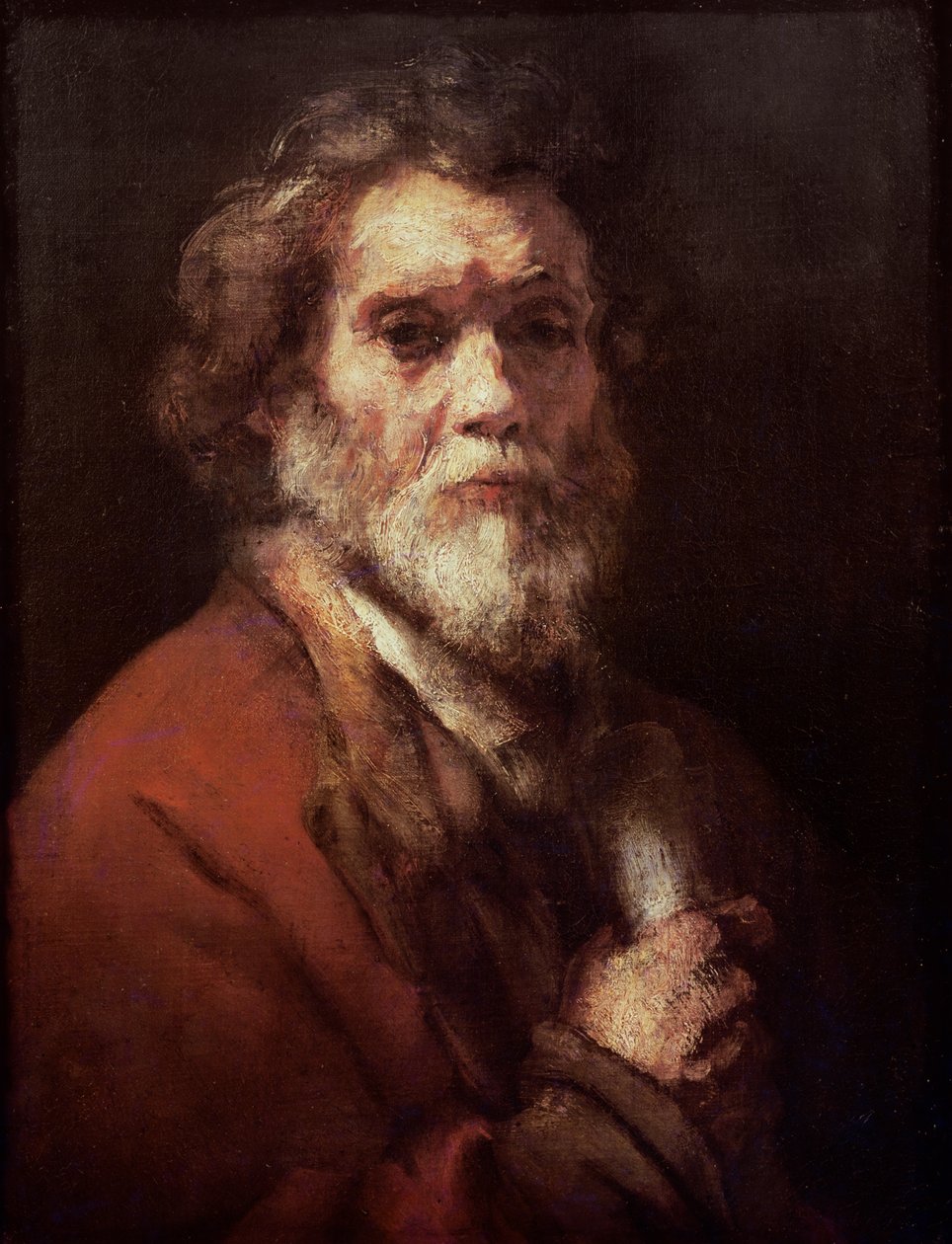 Hoofd van een oude man, c.1650 door Carel Fabritius