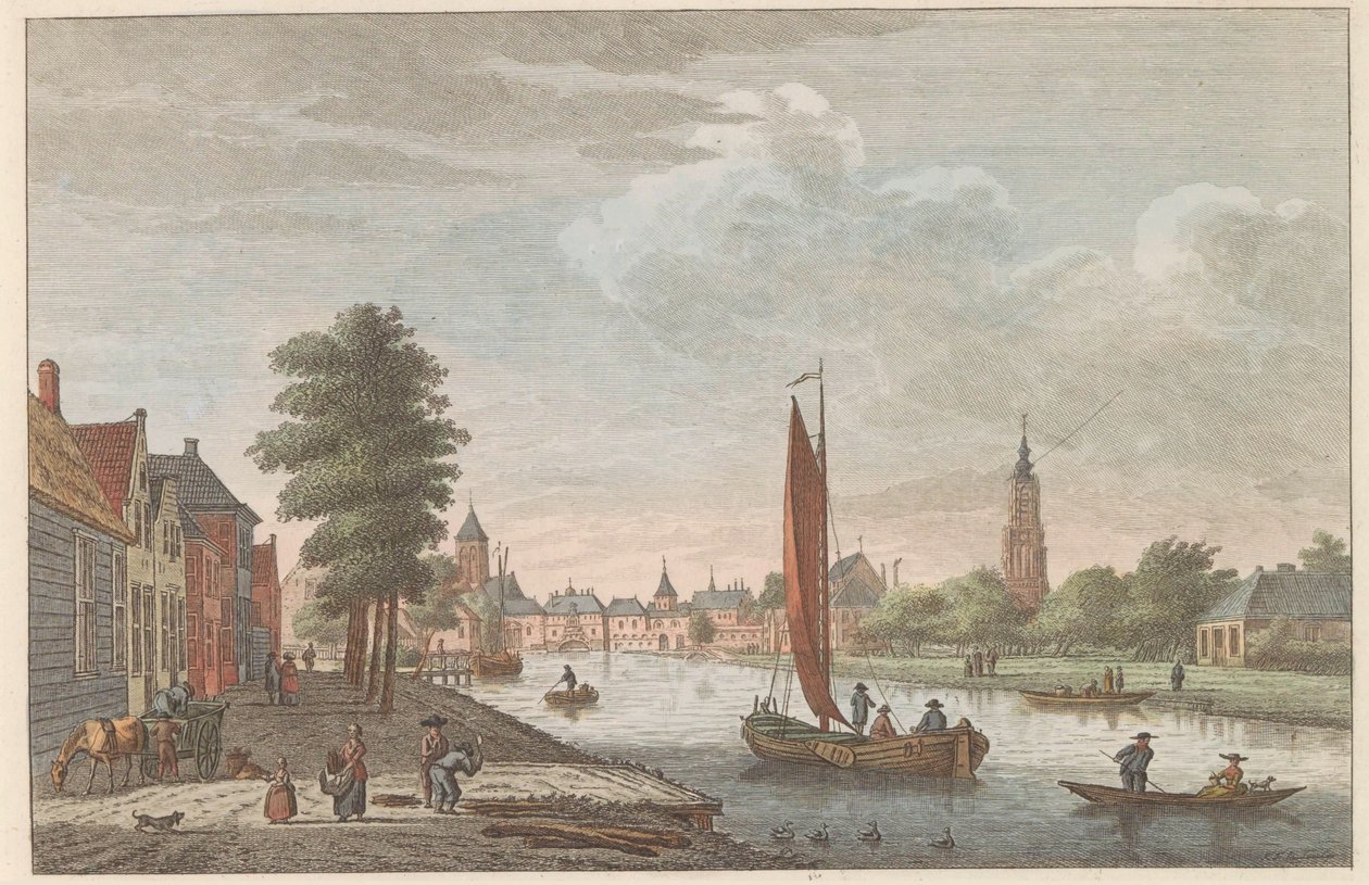 Gezicht op Amersfoort, ca. 1790 door Carel Frederik Bendorp (I)