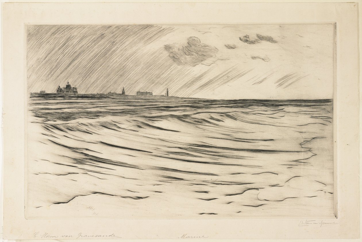 Marine-Surf door Carel Nicolaas Storm van 