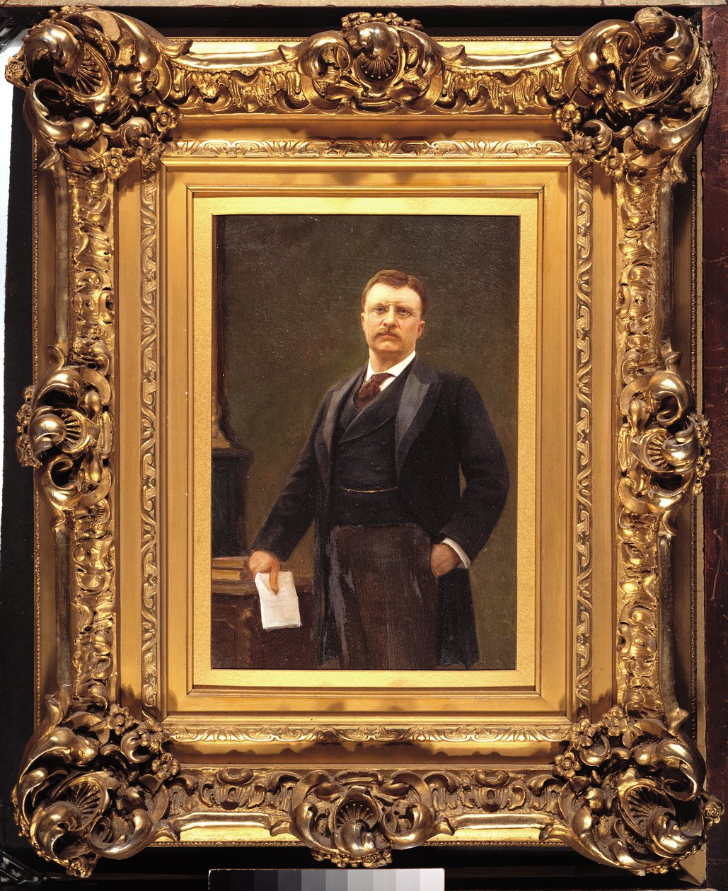 Theodore Roosevelt door Carl Ludwig Friedrich Becker