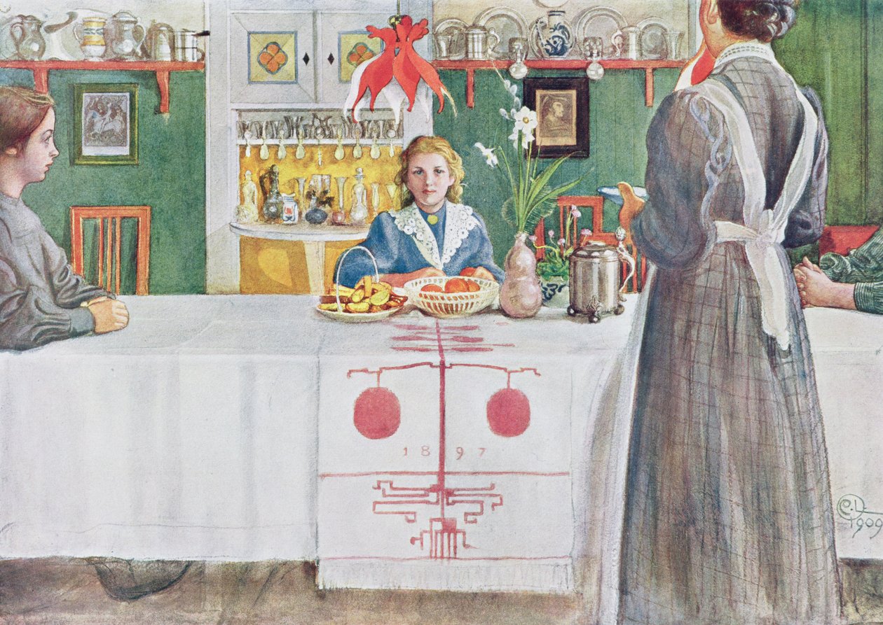 Vrienden uit de Stad - Eetkamerscène, gepubliceerd in 