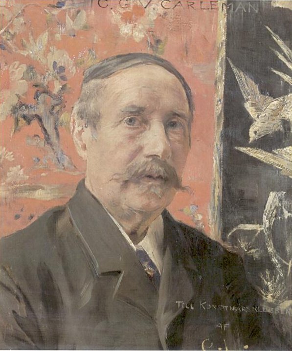 Portret van CGW Carleman door Carl Larsson