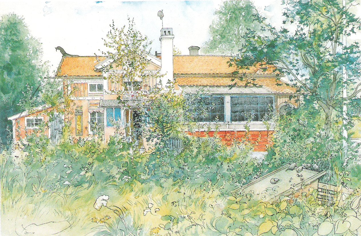 Het Huisje door Carl Larsson