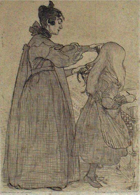 Het Kapsel door Carl Larsson