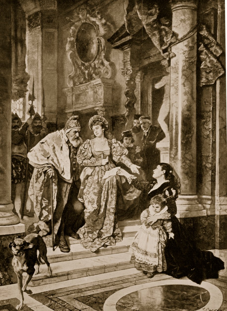 Een verzoeker voor de Doge door Carl Ludwig Friedrich Becker