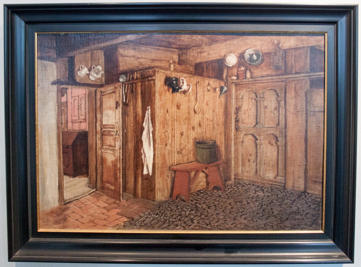 Noord-Friese interieur door Carl Ludwig Jessen