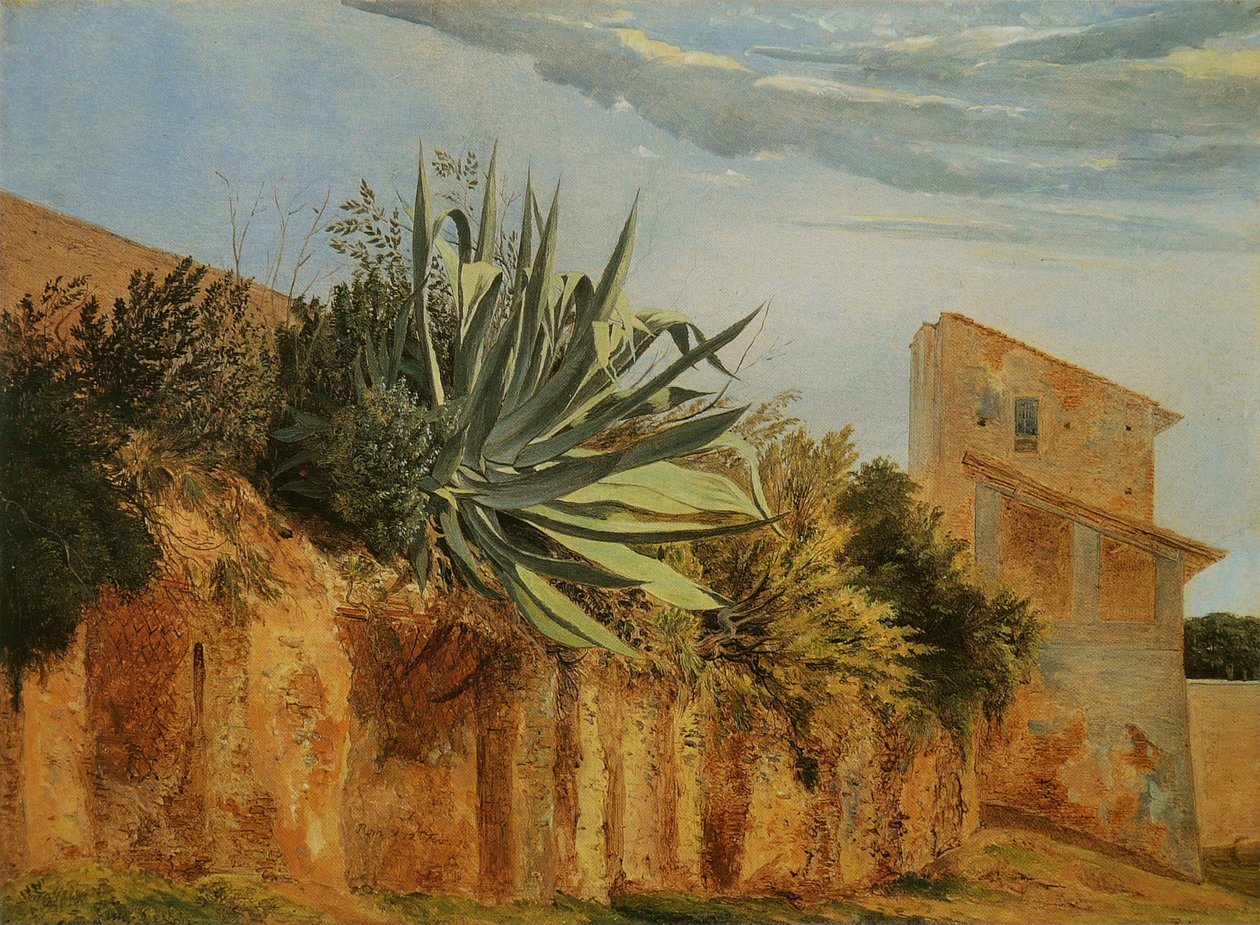 Bij de stadsmuur van Rome door Carl Wagner