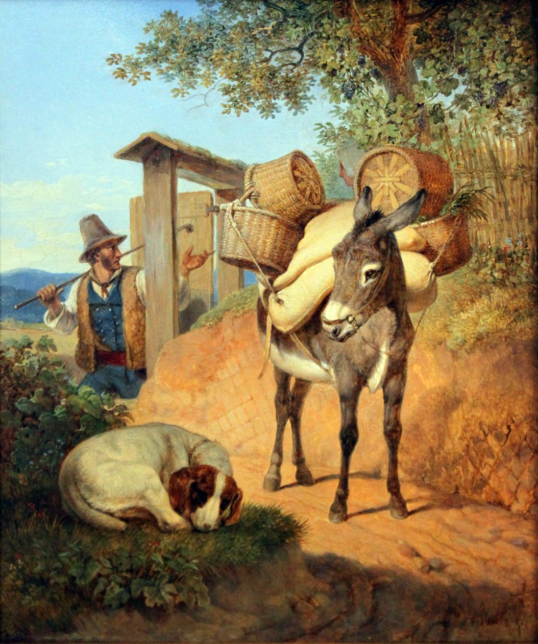 Ezel, Hond en Voerman door Carl Wilhelm von Heideck