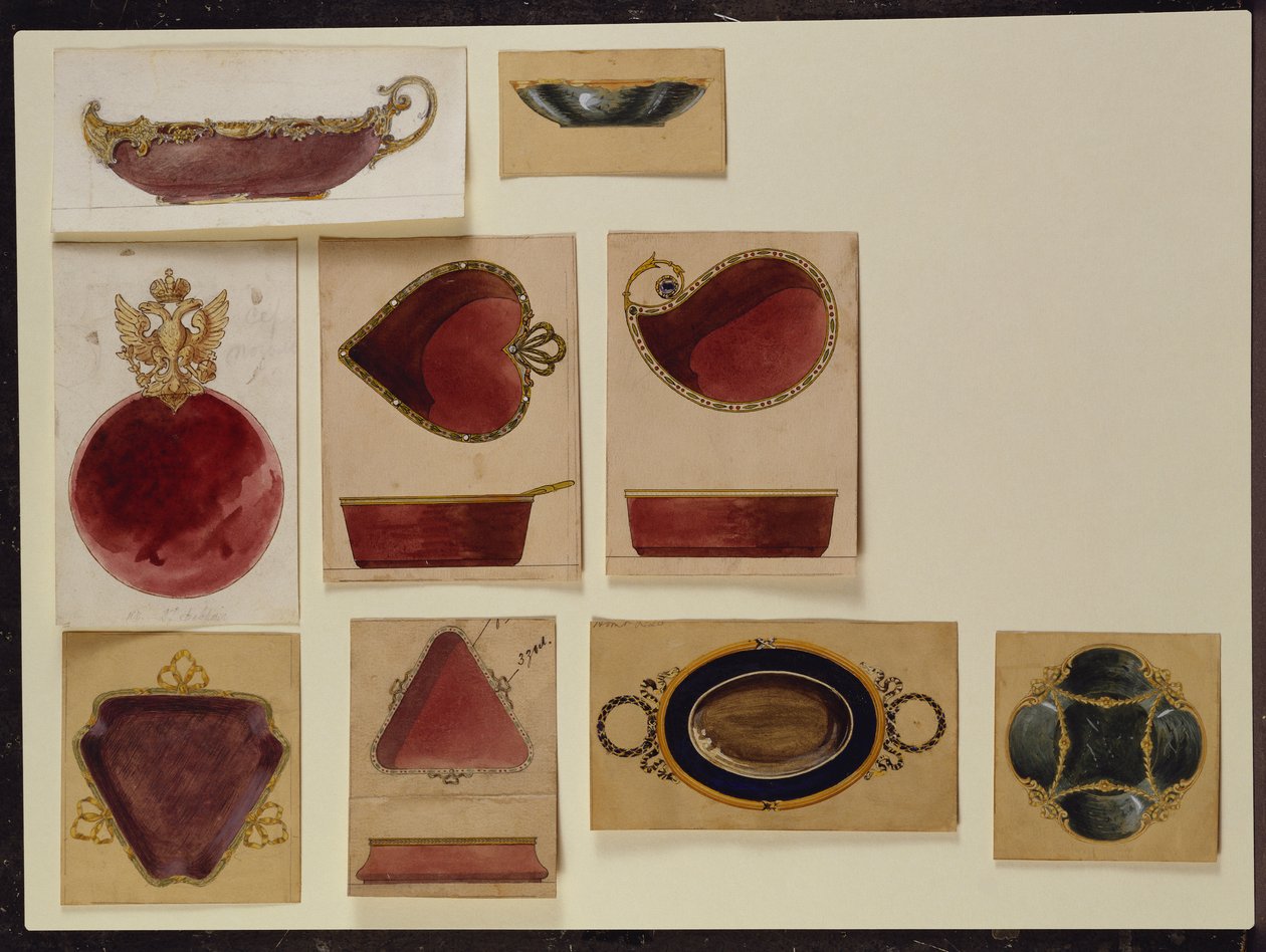 Collectie van schotelontwerpen, Huis van Carl Faberge door Carl Fabergé
