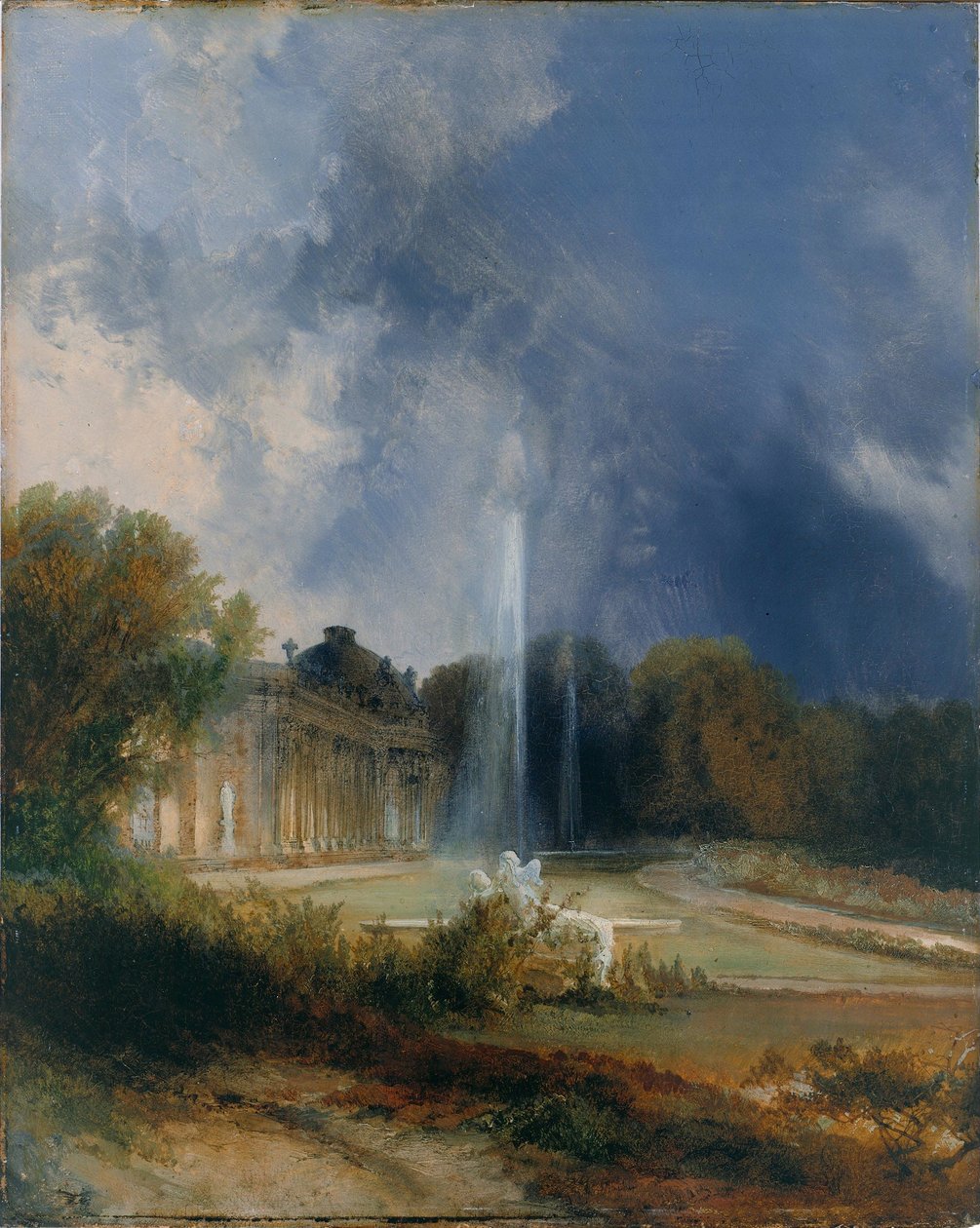 Paleis Sanssouci door Carl Blechen