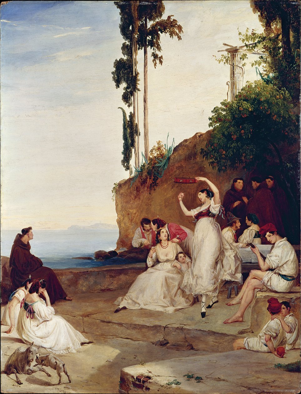 Tarantella door Carl Blechen