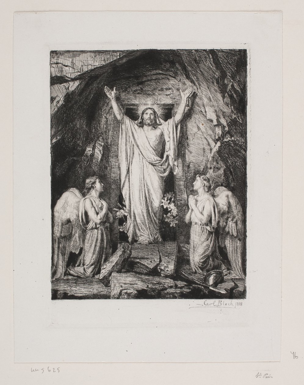De opstanding van Christus door Carl Bloch