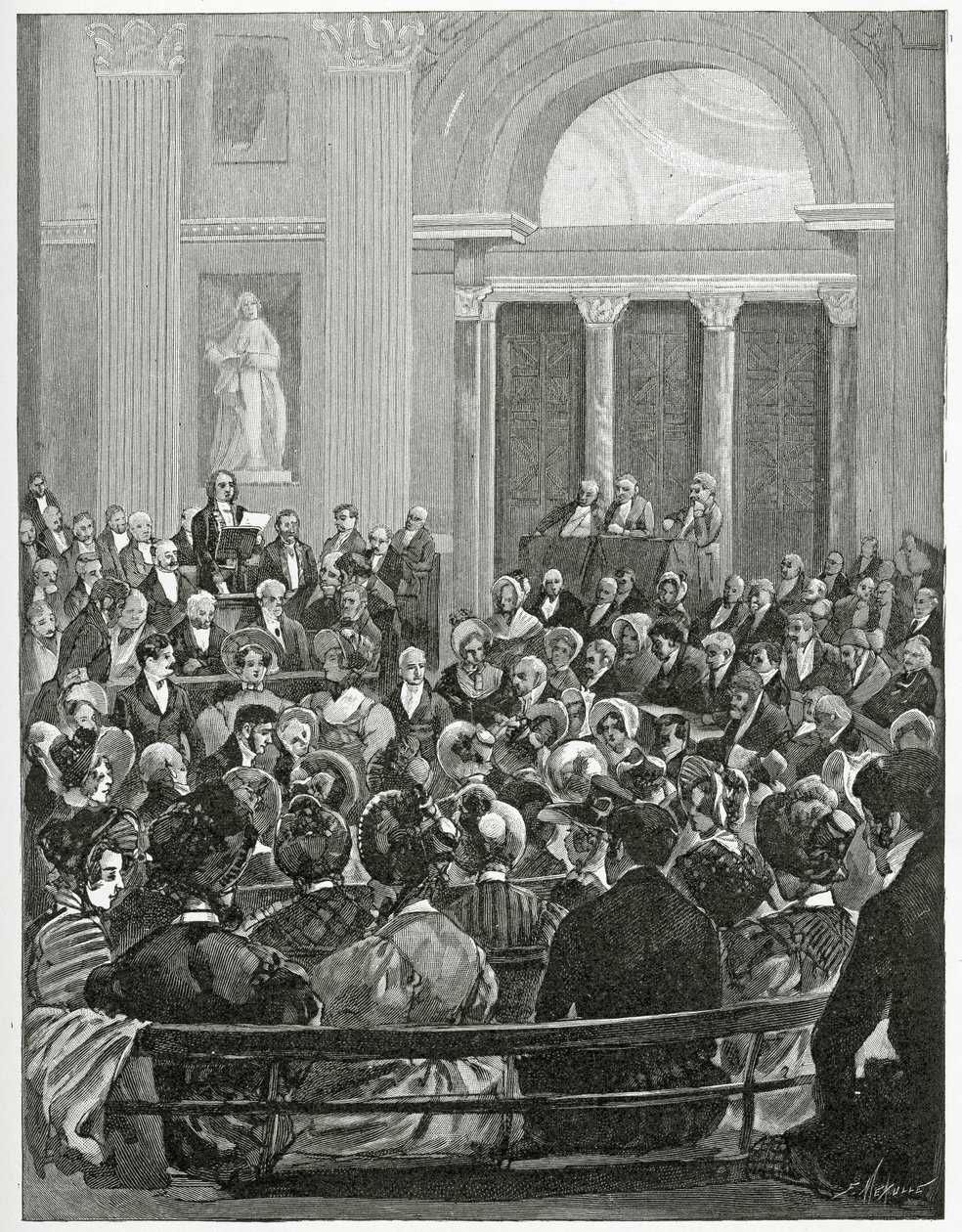 Toespraak van Victor Hugo, 19e eeuw door Carl Christian Vogel von Vogelstein