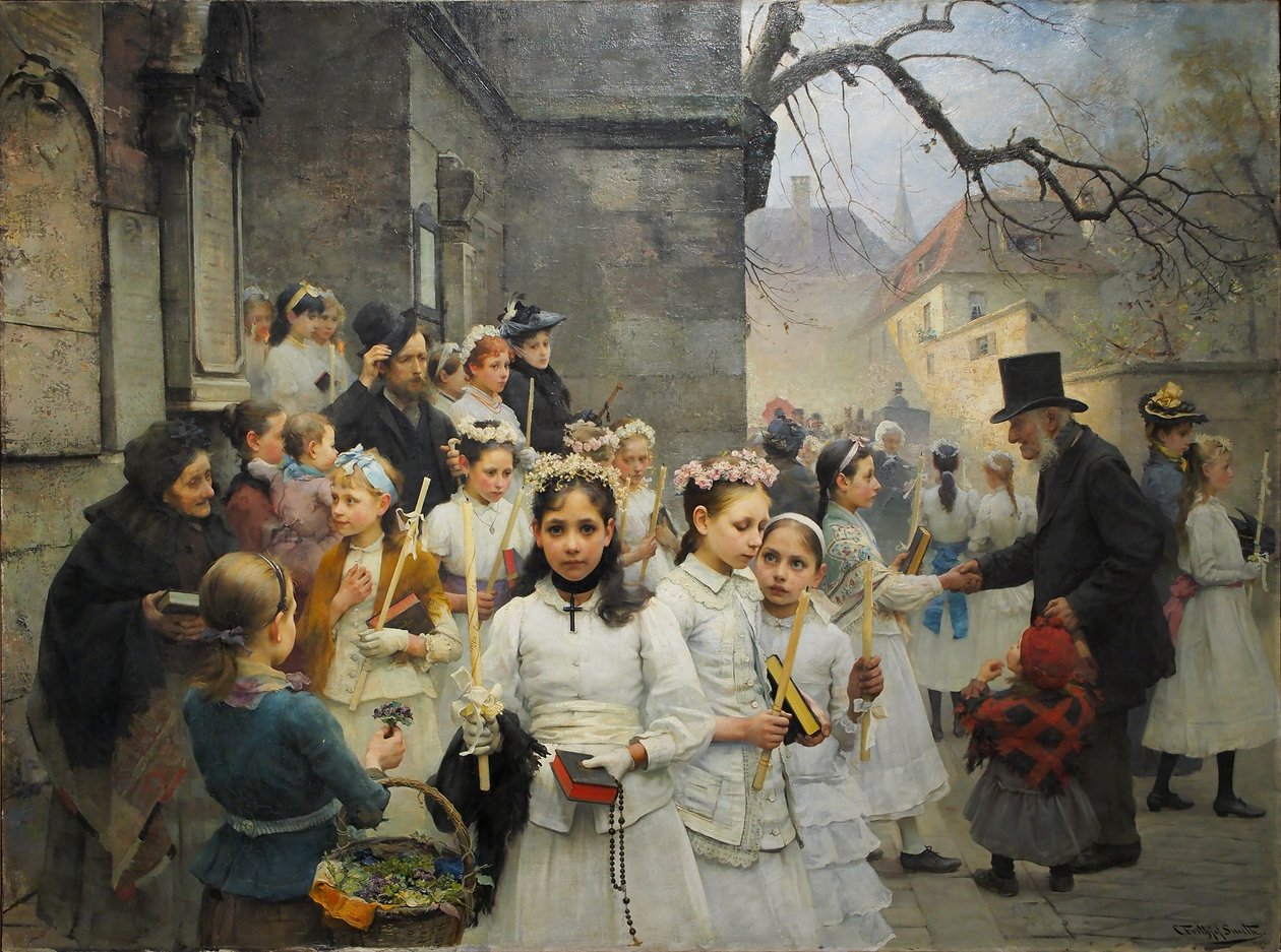 Na de eerste communie door Carl Frithjof Smith
