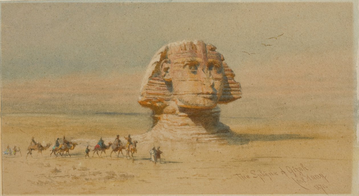 De Sfinx van Gizeh door Carl Haag