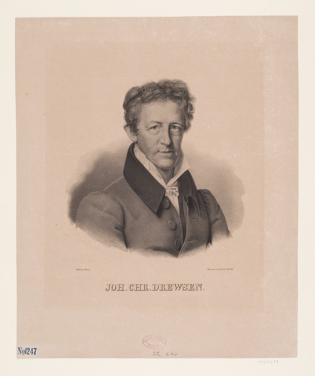 Johan Christian Drewsen door Carl Henckel