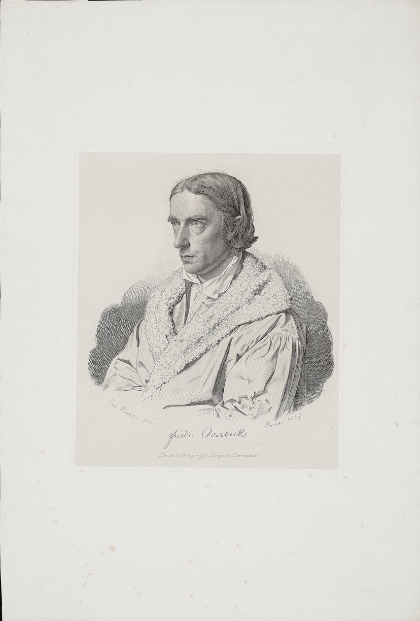 Johann Friedrich Overbeck 1789-1869 door Carl Küchler