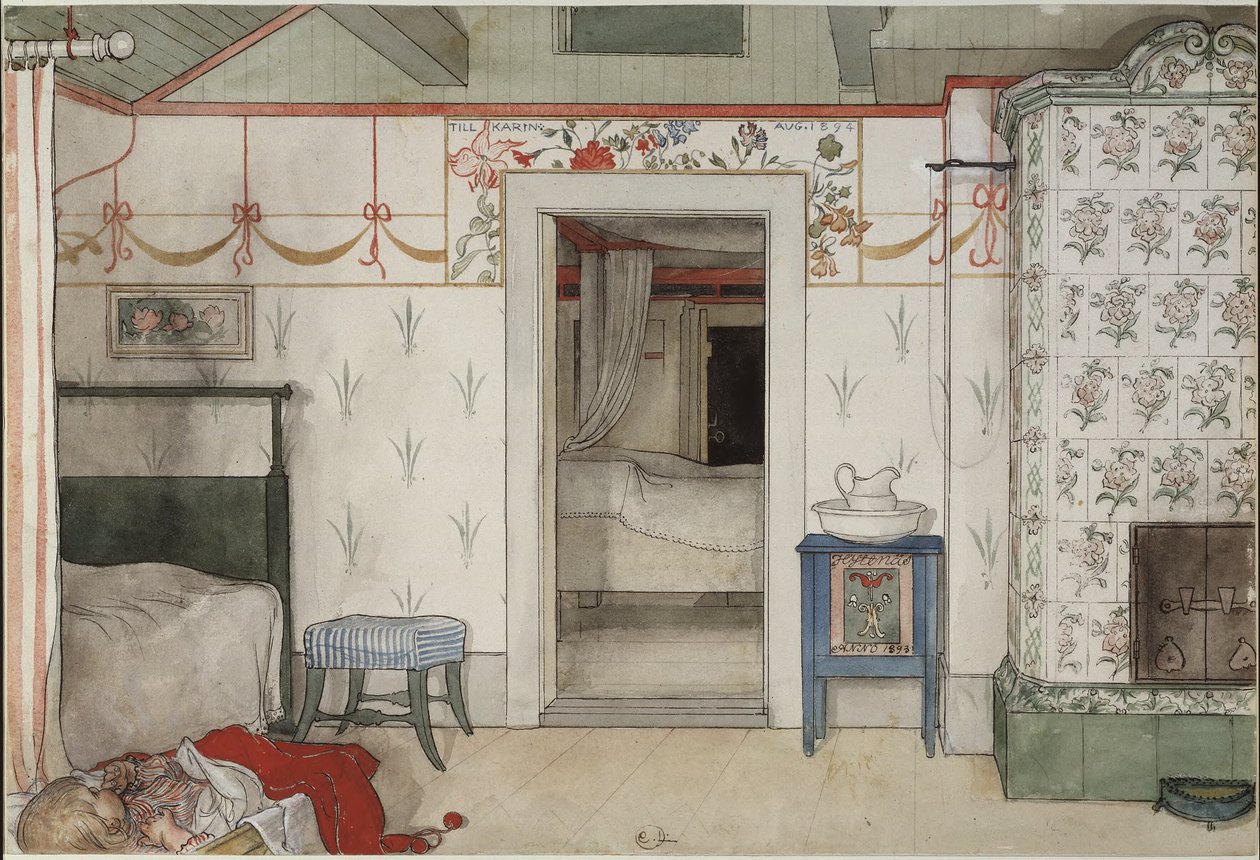 Brita’s veertig minuutjes slaap door Carl Larsson