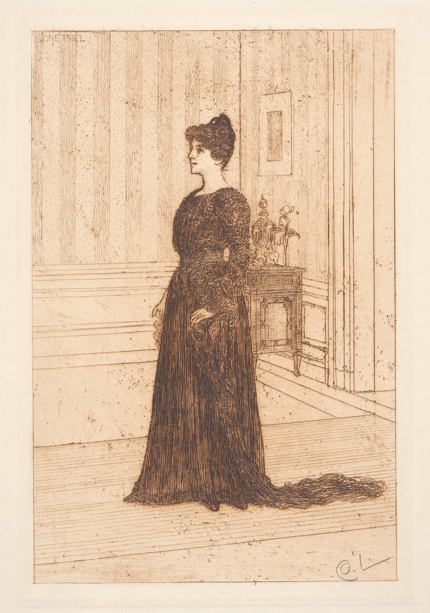 Signe Thiel door Carl Larsson