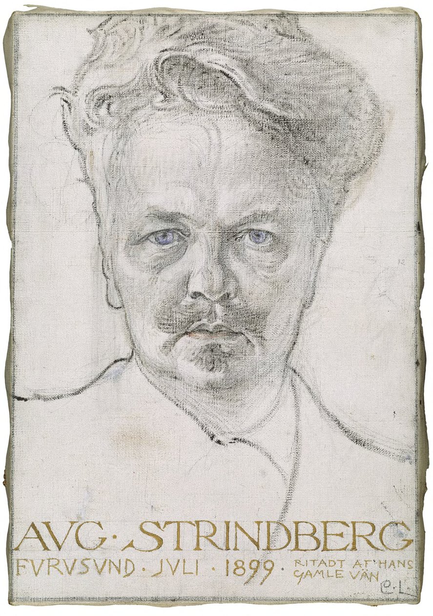 De auteur August Strindberg door Carl Larsson