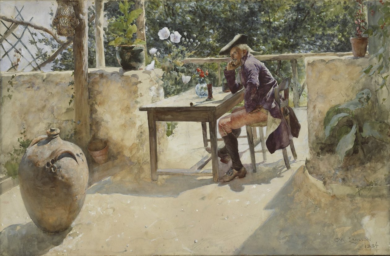 De wijnstok door Carl Larsson