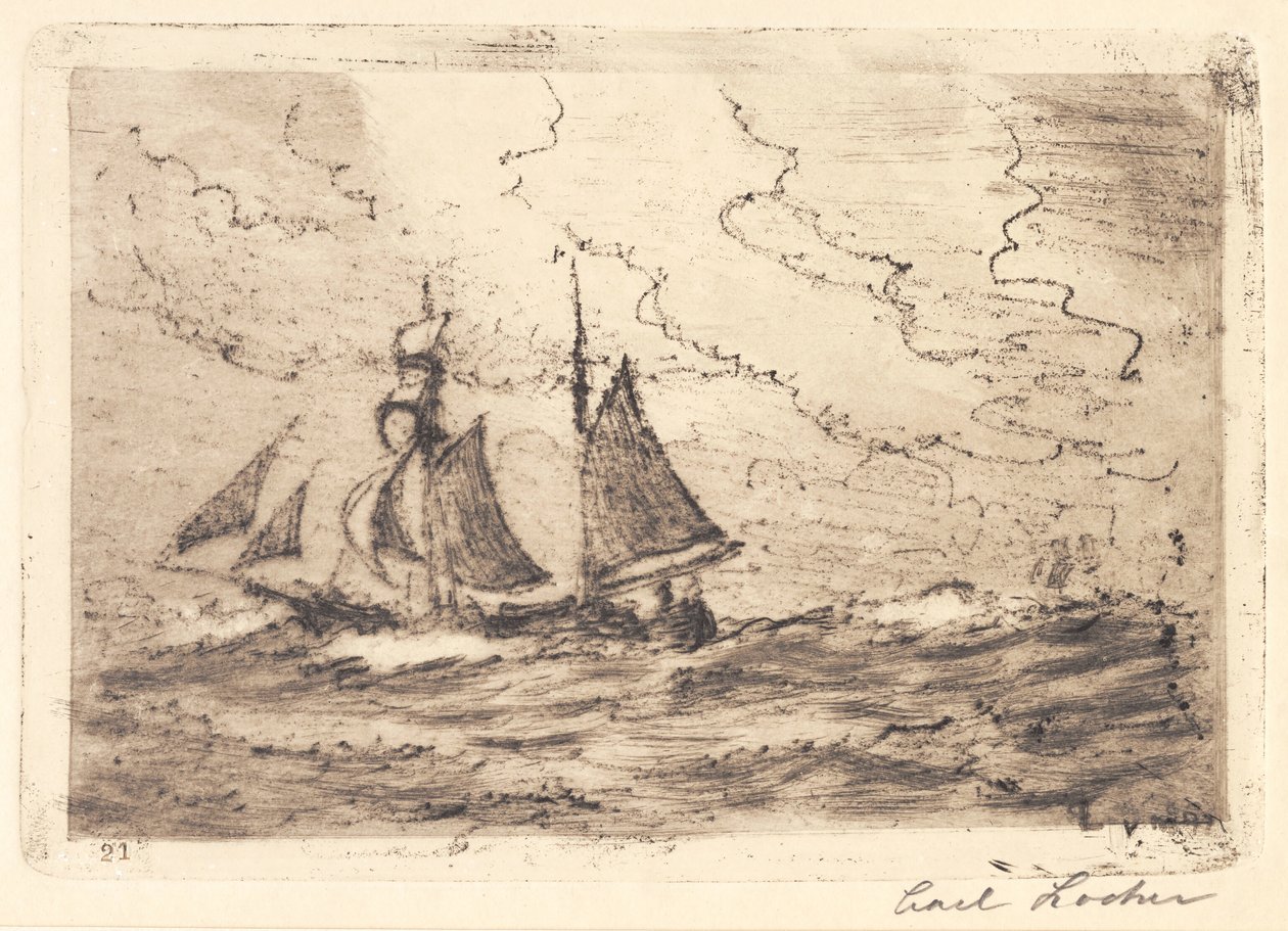 Strakke wind door Carl Locher