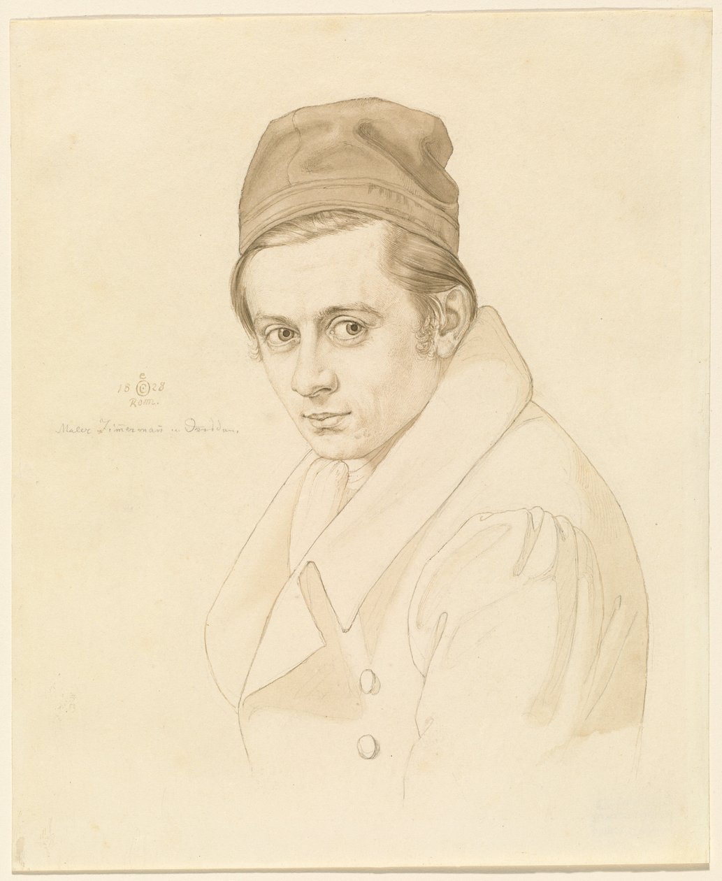 Adolf Zimmermann door Carl Oesterley