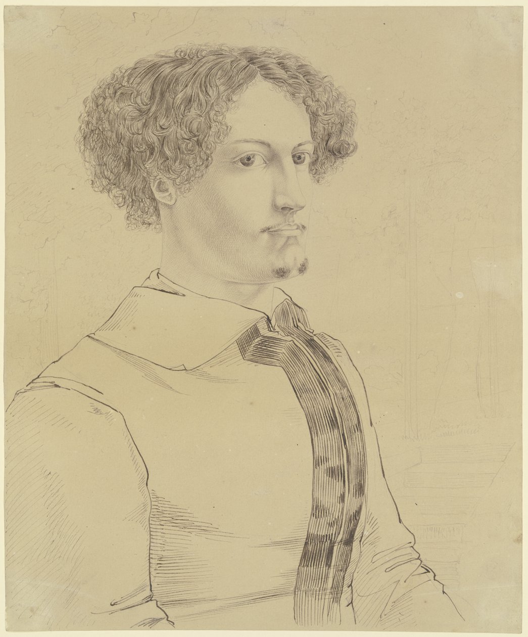 Portret van Franz Georg Hammer door Carl Philipp Fohr