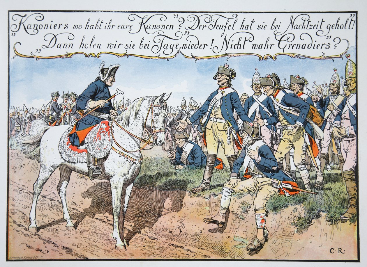 De ochtend na de aanval bij Hochkirch door Carl Röchling