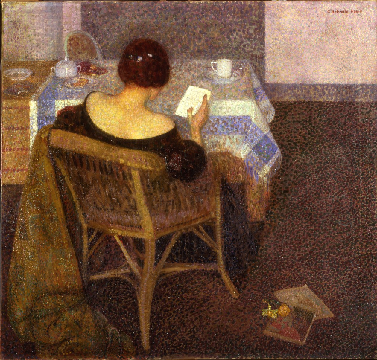 Aan de Koffietafel door Carl Schmitz-Pleis