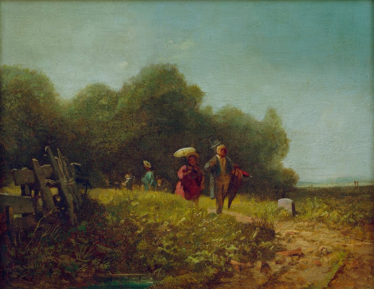 Zondagse wandeling door Carl Spitzweg