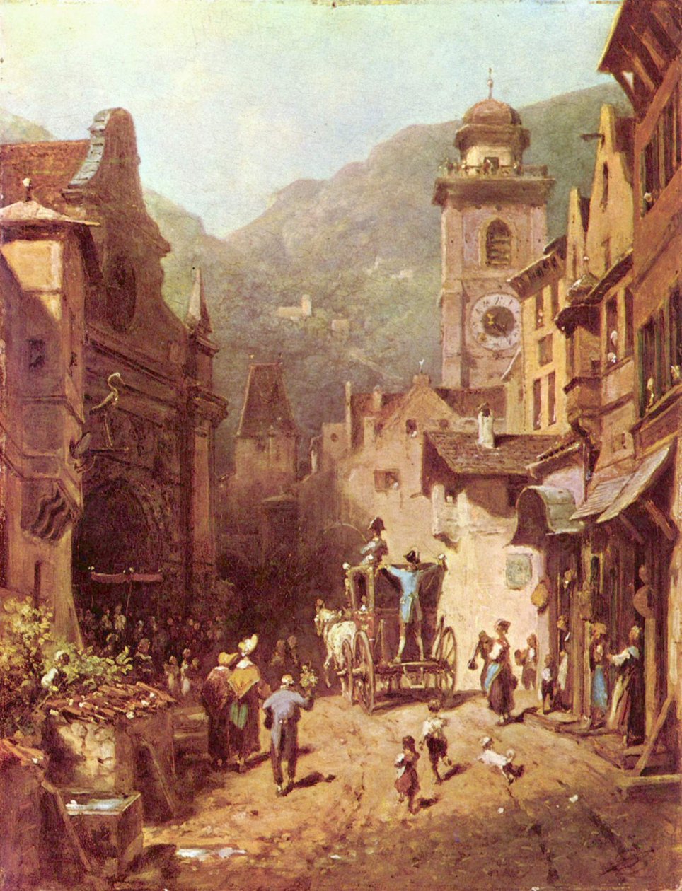 Het bezoek van de landsvorst door Carl Spitzweg