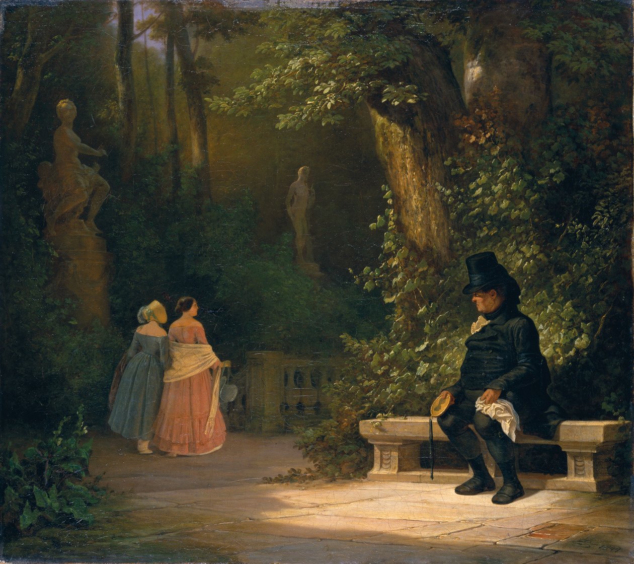 De weduwnaar door Carl Spitzweg