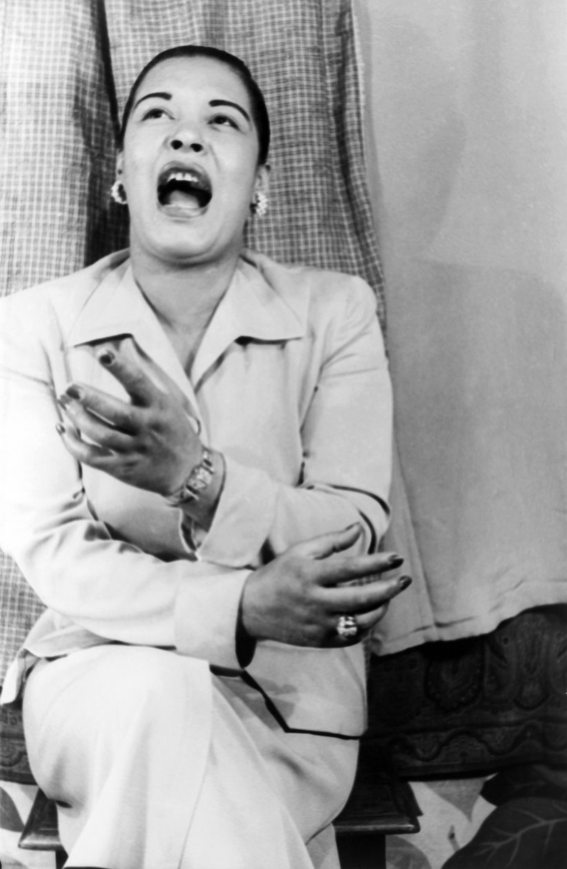 Billie Holiday (1915-1959) Amerikaanse jazz-zangeres 23 maart door Carl Van Vechten