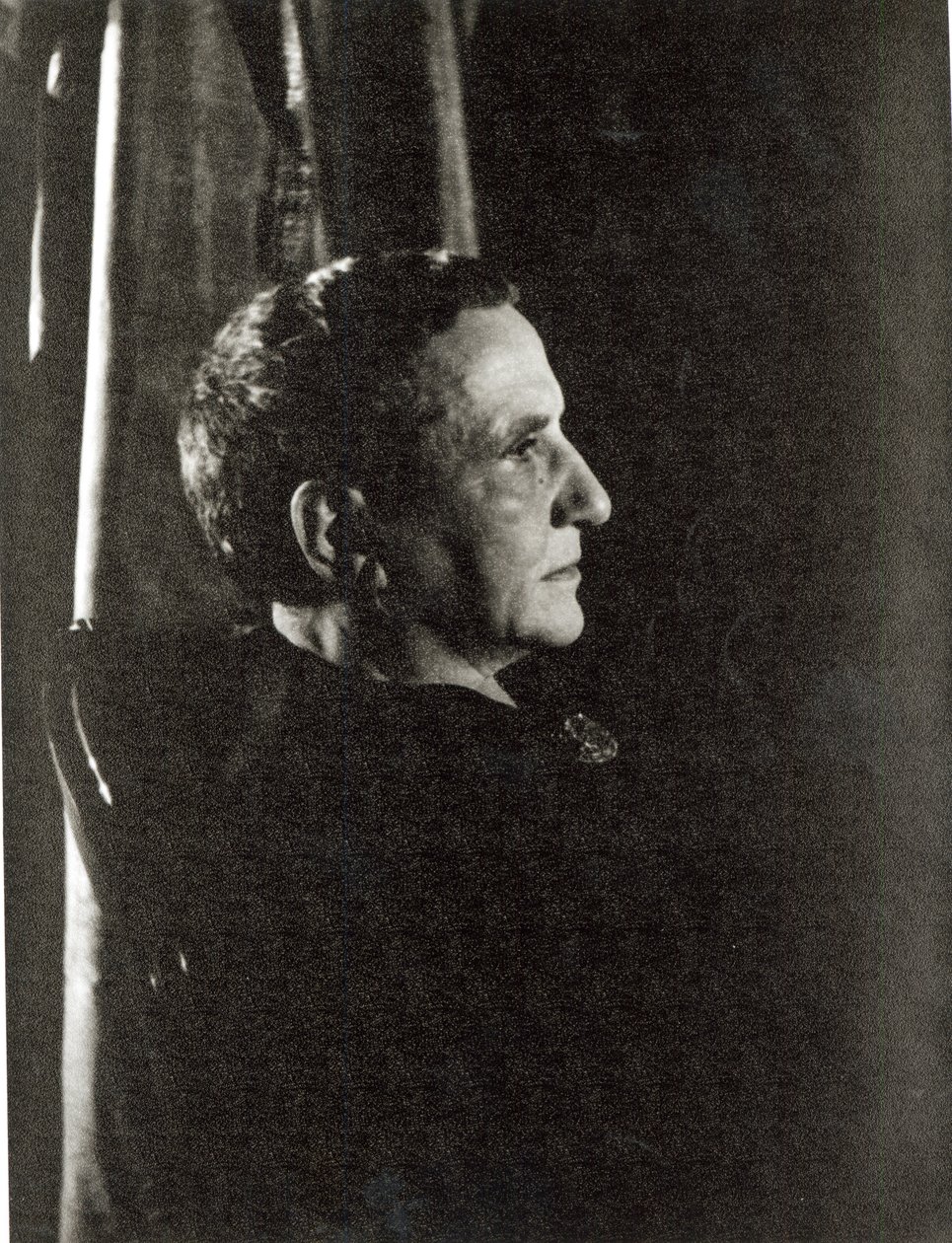 Gertrude Stein (1874-1946) 4 november 1934 (gelatinezilverdruk) door Carl Van Vechten