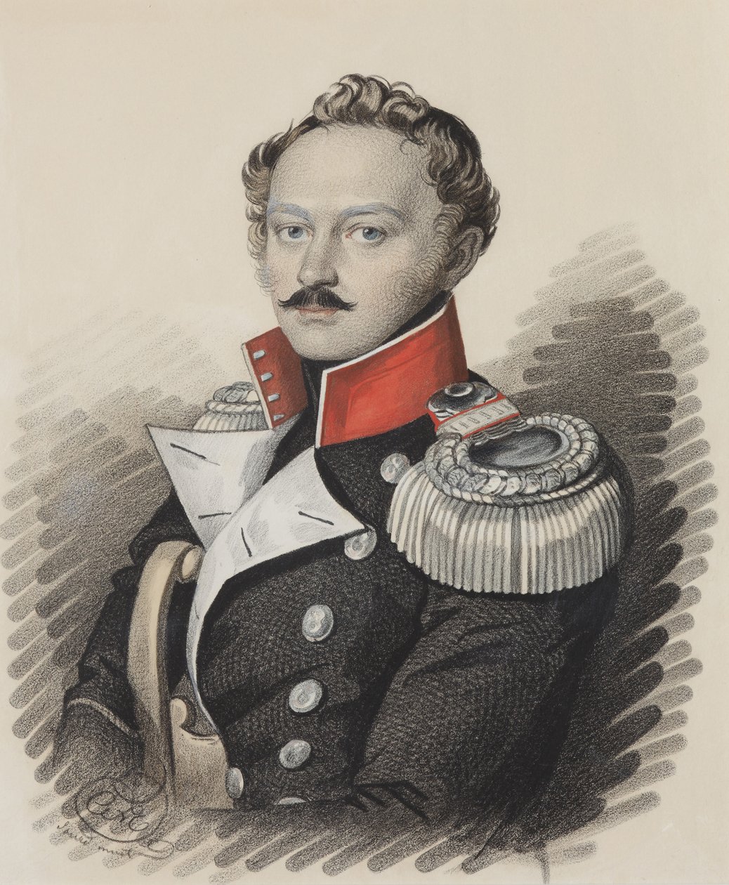Portret van Alexander Stepanovich Talyzin 1795-1858, Eind 1820s door Carl von Hampeln