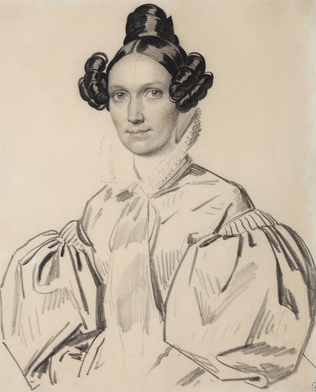 Portret van Olga Nikolaevna Talyzina, geboren Zubova 1803-1882, vroege jaren 1830 door Carl von Hampeln