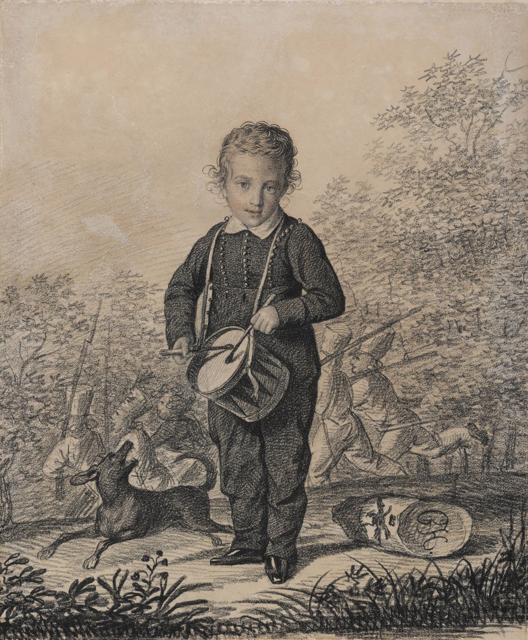 Portret van Timofey Korsakov, vroege jaren 1820 door Carl von Hampeln