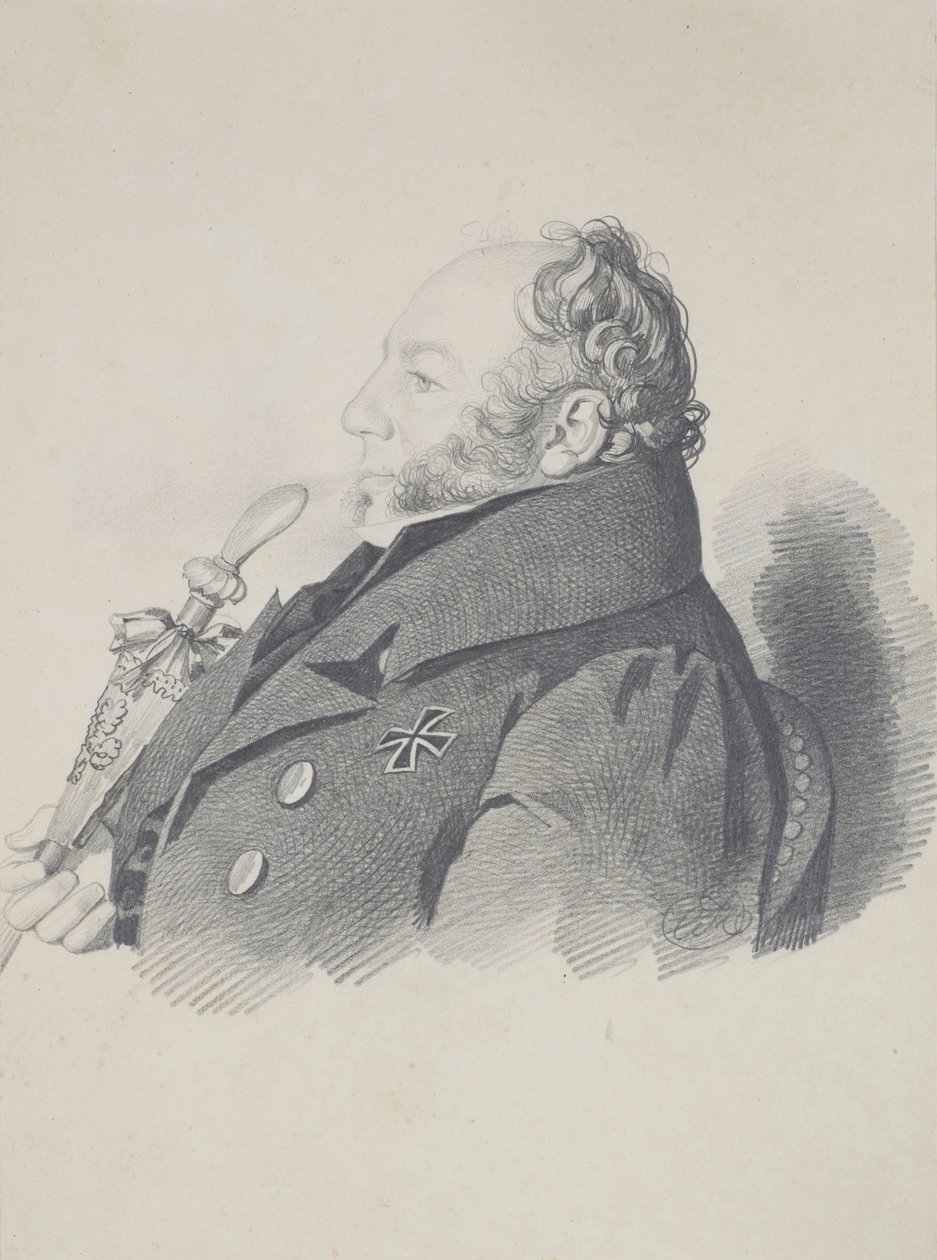Portret van Vasily Vasilyevich Kochubey 1784-1844, ca. 1832 door Carl von Hampeln