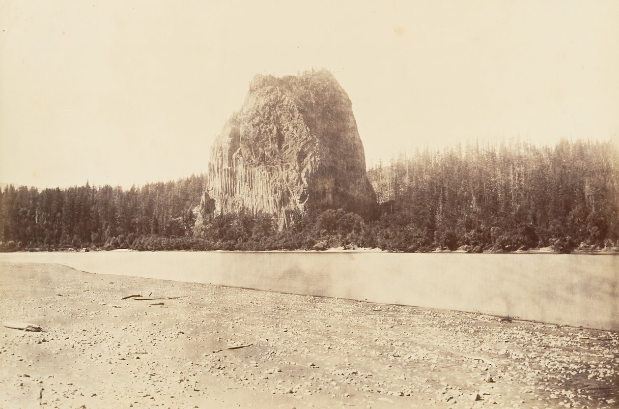 Castle Rock, Oregon door Carleton Emmons Watkins