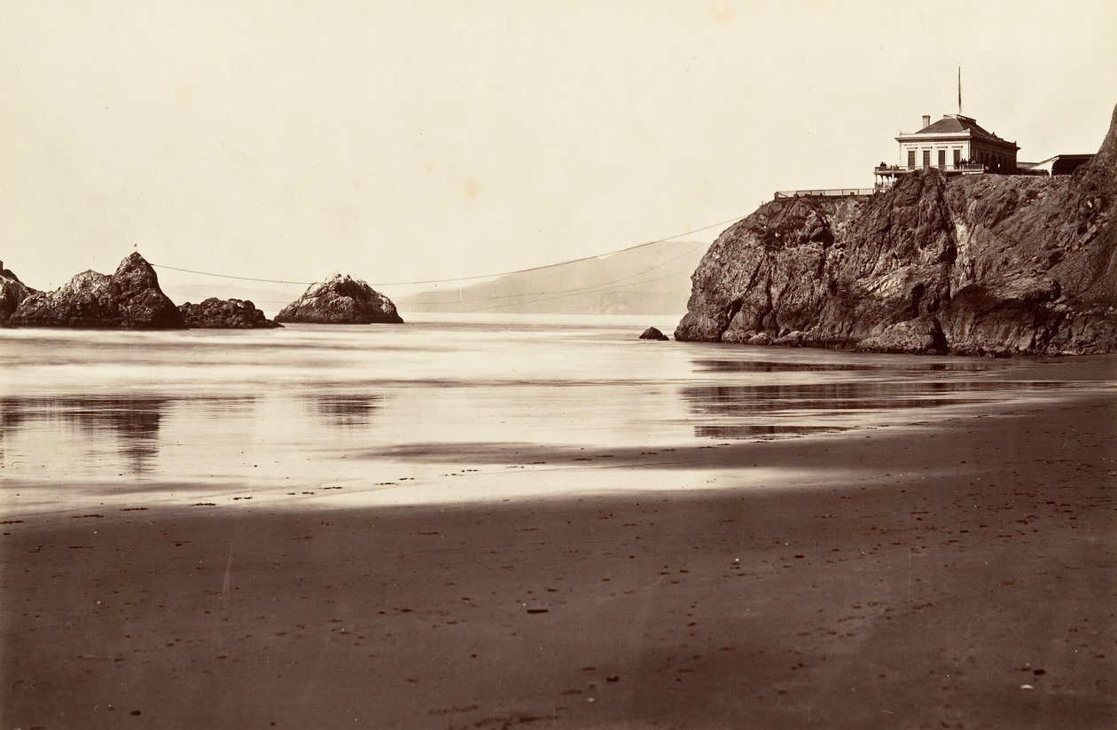 Cliff House en Seal Rock door Carleton Emmons Watkins