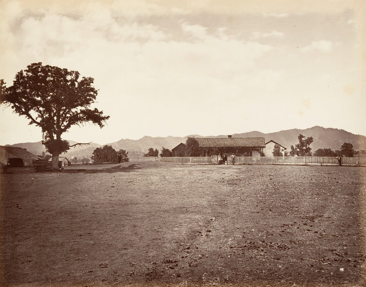 Santa Margarita Ranch, 1876, gedrukt ca. 1876 door Carleton Emmons Watkins