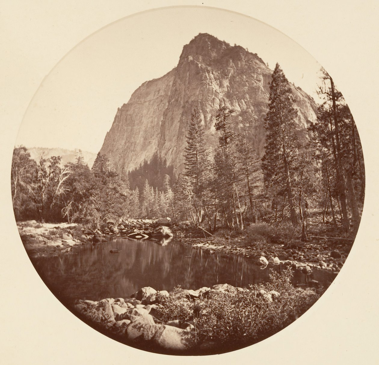 Yosemite National Park, Californië door Carleton Emmons Watkins