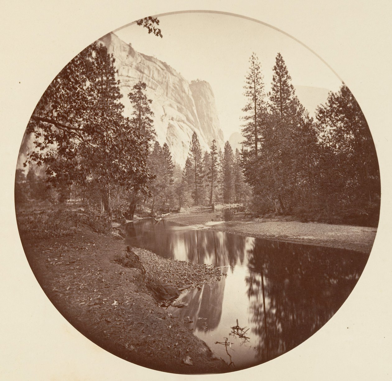 [Yosemite National Park, Californië], ca. 1878 door Carleton Emmons Watkins