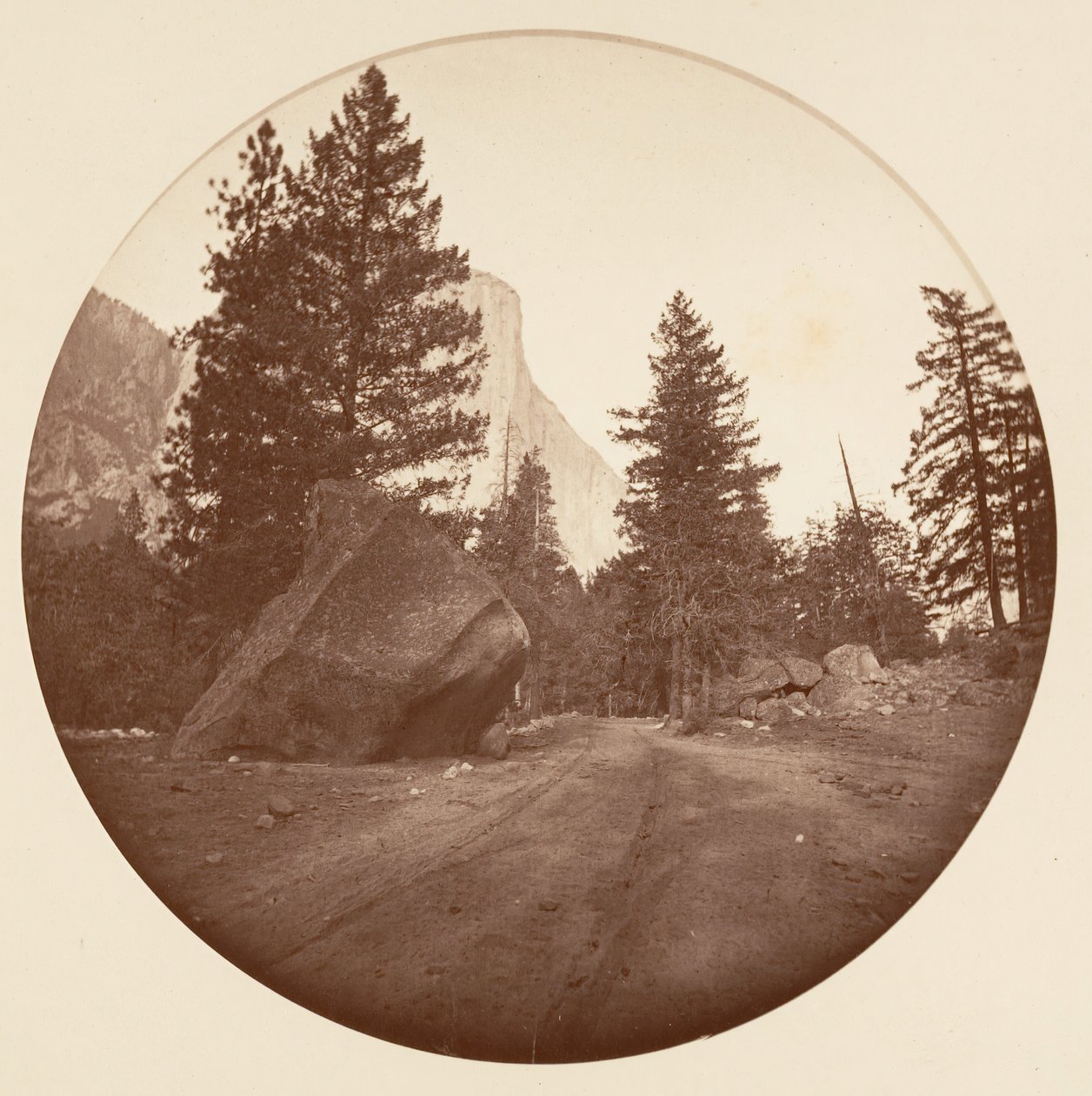 Yosemite National Park, Californië, ca. 1878 door Carleton Emmons Watkins