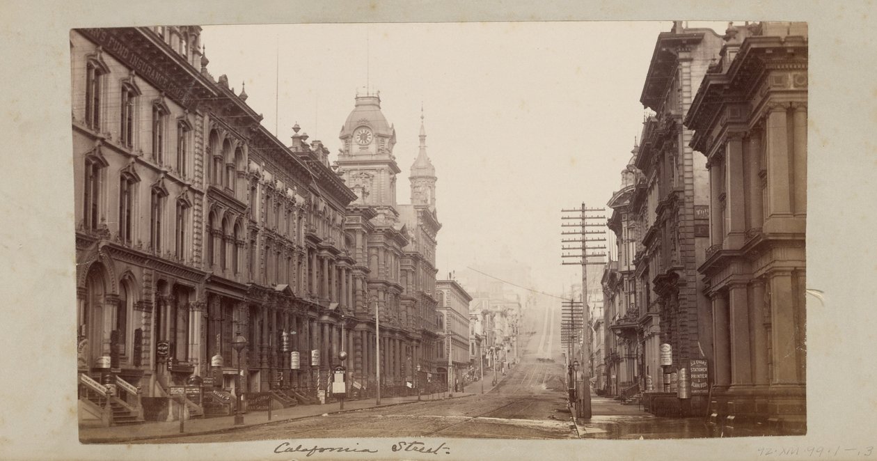 California Street door Carleton Watkins